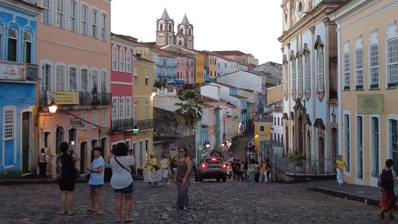 SALVADOR BAHIA - PASSEIO PELAS RUAS DO CENTRO HISTÓRICO - PELOURINHO