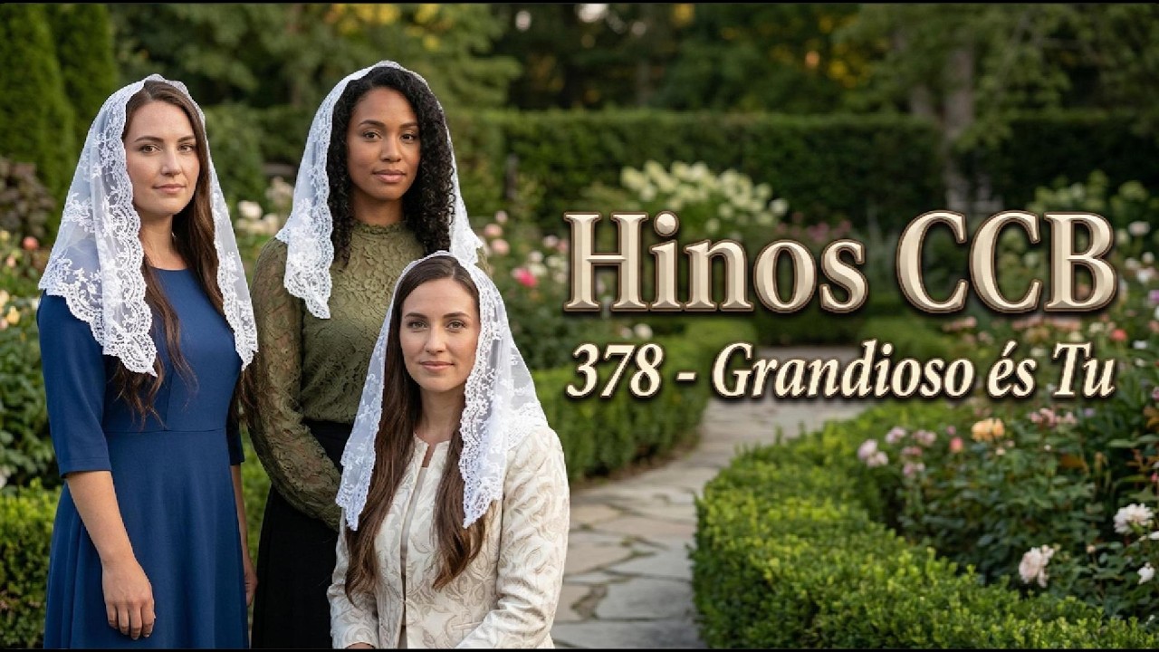 Hino 378 CCB Cantado em Coral • Grandioso és Tu • Lindo Louvor de Exaltação