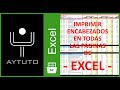 Imprimir encabezados en todas las páginas en EXCEL