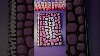 Purple Zentangle Drawing