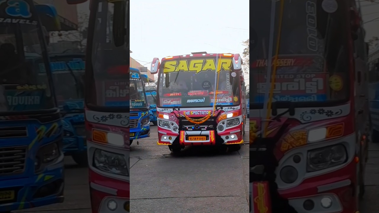 SAGAR🔥 | Private bus | Kannur | Kerala