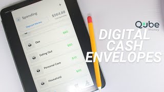 Cash Envelope Stuffing & Sinking Funds Feb 2020 | Digital Cash Envelopes | Qube Money