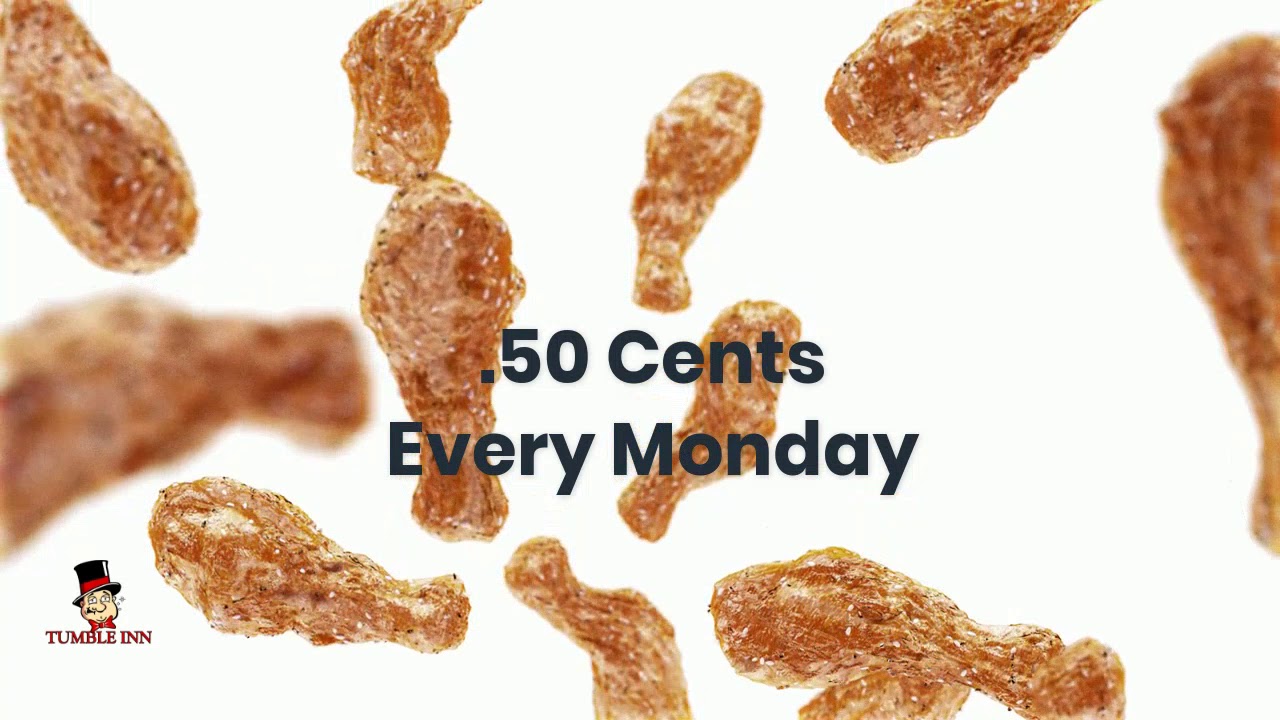 Monday Wing Specials at The Tumble Inn YouTube