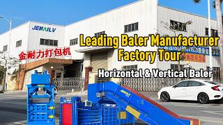 Factory Tour | Jinnaili: Leading Horizontal & Vertical Baler Manufacturer in China Waste Recycling