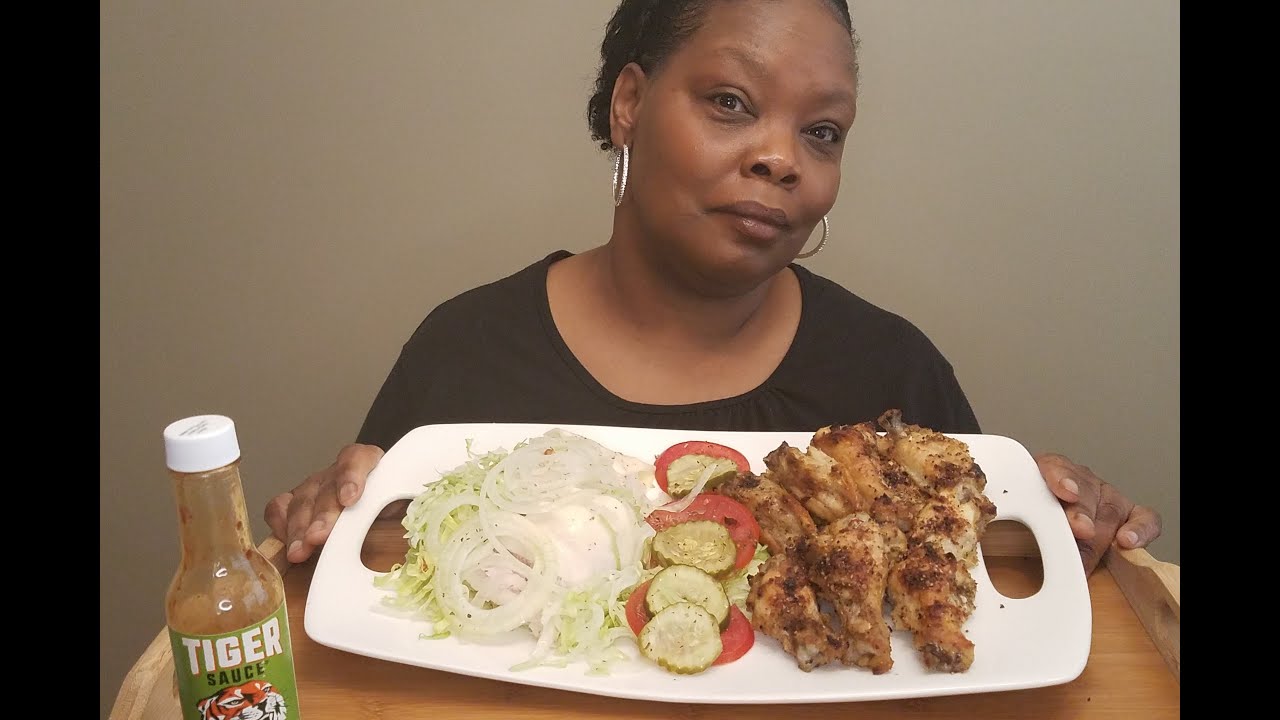 Lemon Peppered Chicken W/ Jersey Mike's Salad Tiger Sauce YouTube