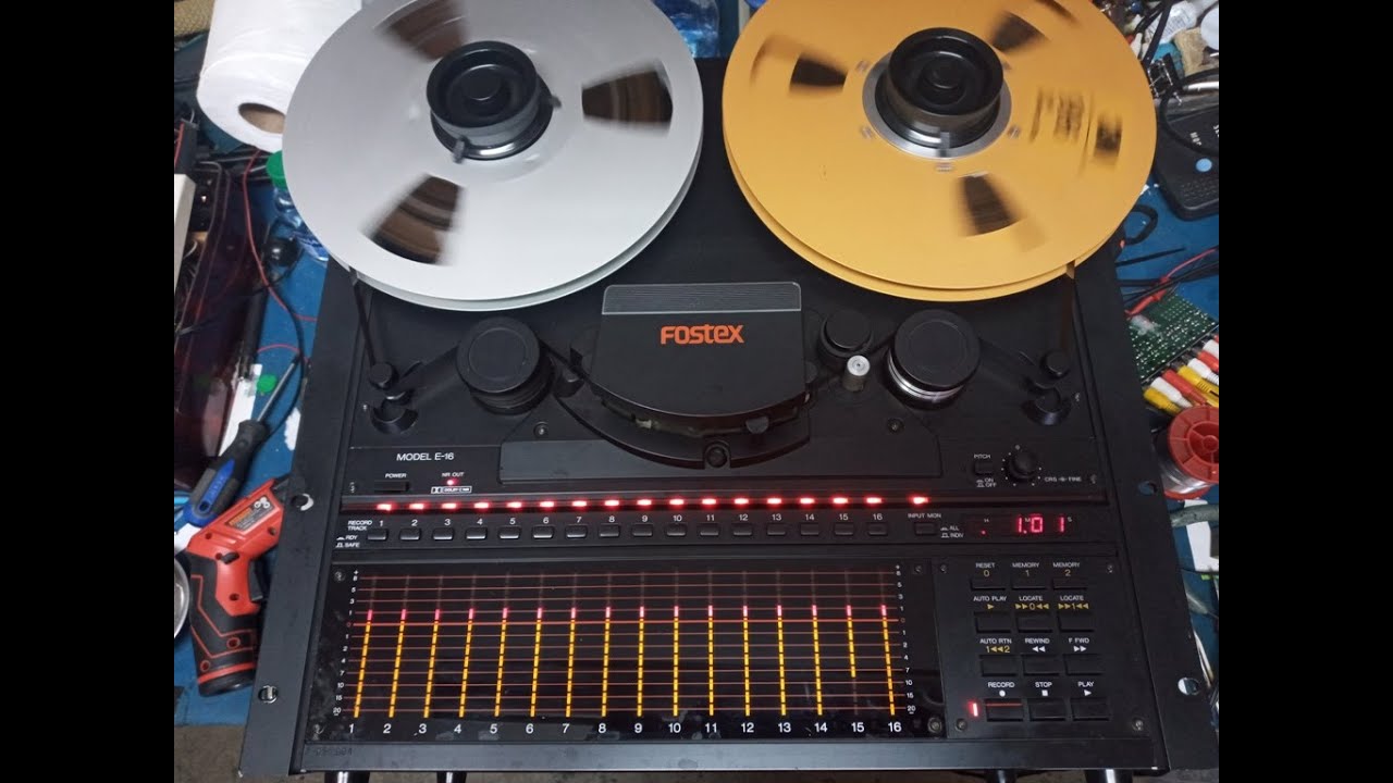 Professional Reel Tape Recorder Fostex E16 2021 - YouTube