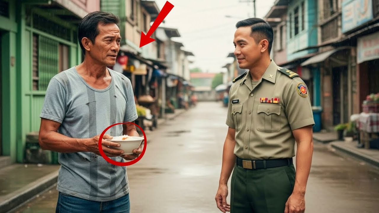 “Mahirap na Ama Nagdala ng Kanin sa Estranghero — Hindi Niya Alam Isang Heneral Ito”