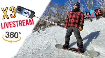 Insta360 X3 live stream (look around) 🏂❄️