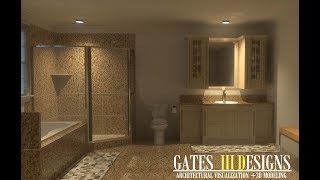 SketchUp Bathroom Tutorial Interior Layout