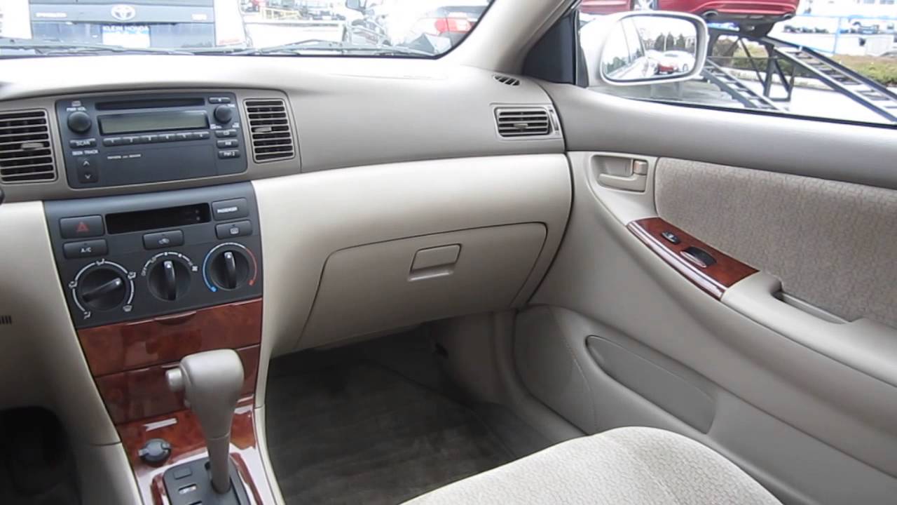 2003 Toyota Corolla Sandrift Metallic Stock 30119bl