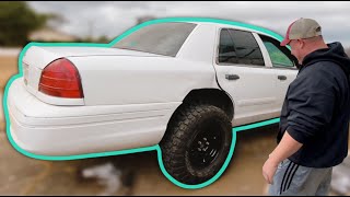Lifting A Crown Vic... Absolutely INSANE!