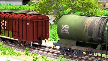 OIL TANKER Coupling ICF BCNA Coach | BUMPY RAILROAD | Train Simulator | Railworks 3 | NTG GAMING