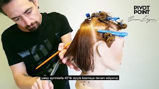 Pivot Point Türkiye - Pivot Point teknikleri ile URBAN GRADUATION BOB saç kesim çalışması screenshot 1