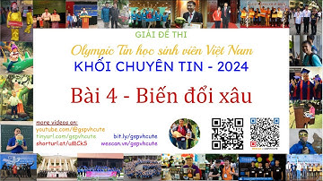 Olympic Tin học sinh viên 2024 - Khối chuyên Tin - Bài 4: Biến đổi xâu