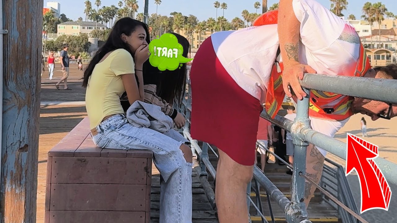 Farting In Girls Faces At The Beach!!!