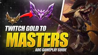 GOLD to MASTERS TWITCH - ADC Gameplay Guide - The Stealth Assassin!
