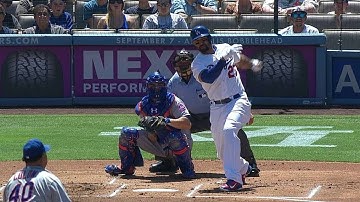 NYM@LAD: Kemp opens up the scoring with two-out hit