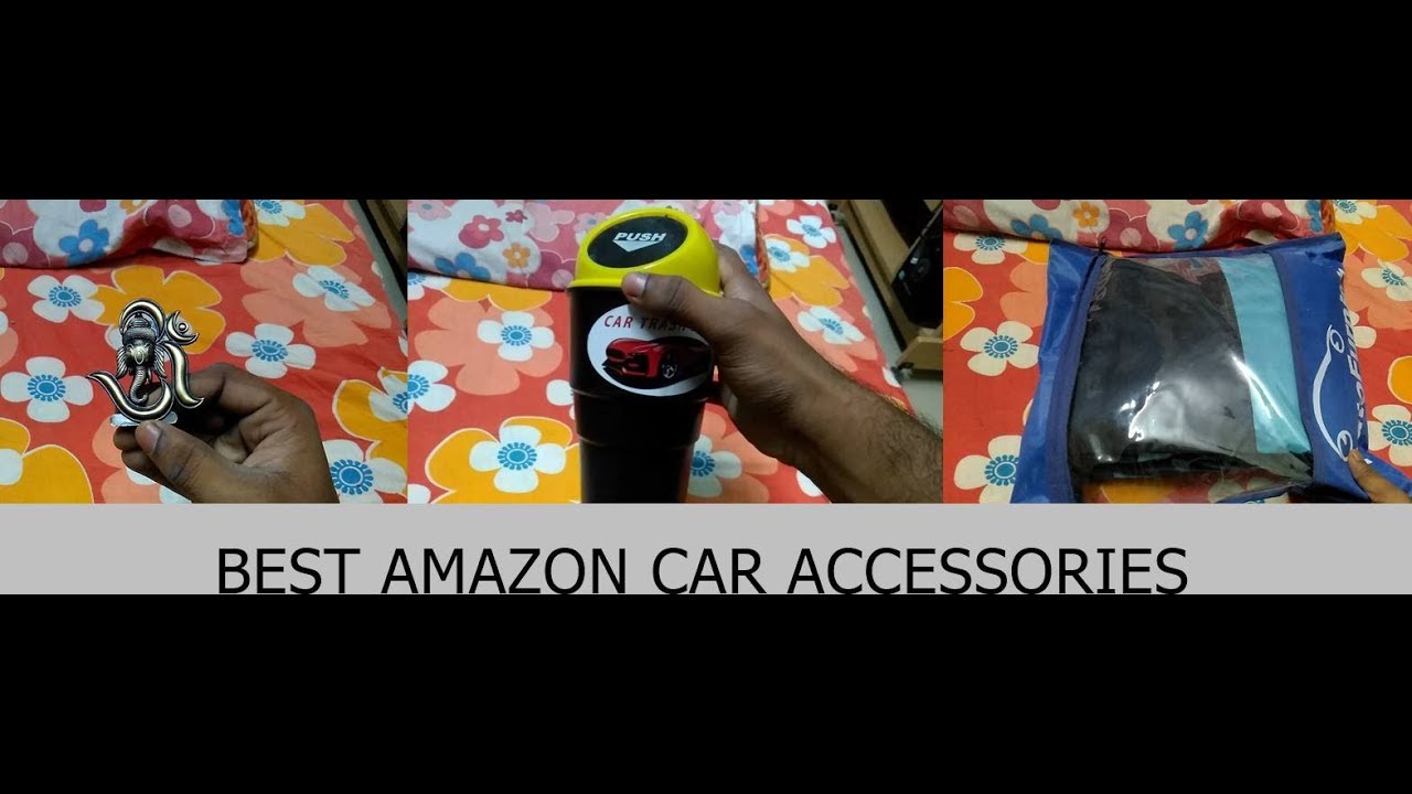 Some Best Car accessories in Amazon unboxing of car trash bin car