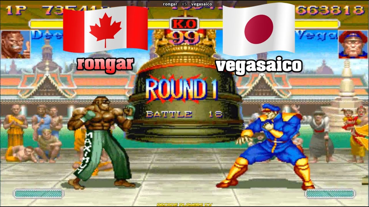 Super Street Fighter 2 Turbo ➤ rongar (Canada) vs vegasaico