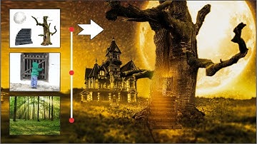 Old Tree Manipulation 3D Photoshop Effects I Manipulation Tutorial I Mr Design 1995