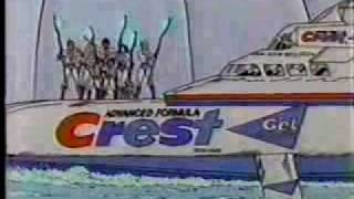 1980 Crest Gel Crest Team Toothpaste Commercial #1