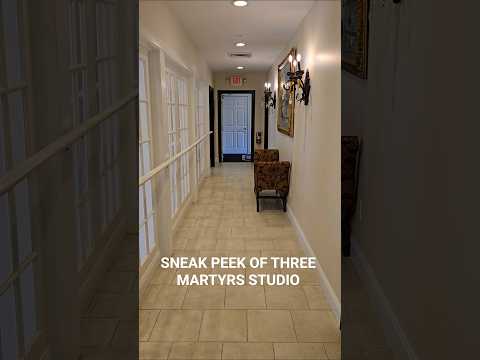 The first sneak peek of Three Martyrs Studio in the Raleigh area. A blank slate, but not for long!