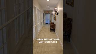 The first sneak peek of Three Martyrs Studio in the Raleigh area. A blank slate, but not for long!