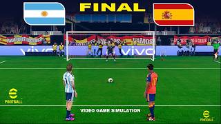 SPAIN vs ARGENTINA | World Cup 2026 | Penalty Shootout | Video Game Simulation screenshot 2