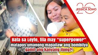 Bata, tila may “superpower” matapos mapailaw ang bombilya gamit ang ilong? | Kapuso Mo, Jessica Soho