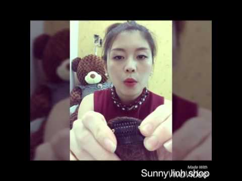 Video Cách kẹp tóc giả - cách kẹp mái thưa Hàn Quốc siêu tự... - youtube