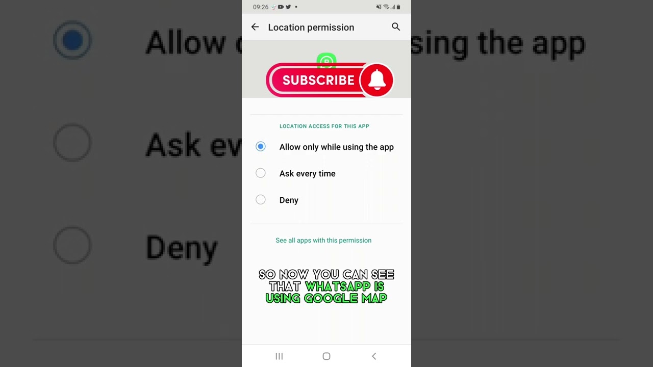 Send a Live Location through WhatsApp 