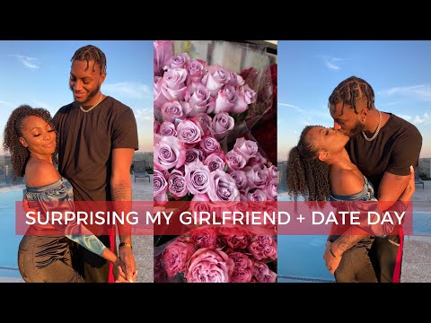 SURPRISING MY GIRLFRIEND *Cute Reaction* - YouTube