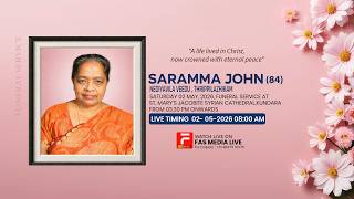 Saramma John (84)|| Nediyavila Veedu Thrippilazhikam||Funerl Service || Live on 02.May.2026