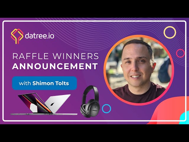 Datree Raffle Winners Announcement - MacBook Pro + Prizes Worth $7000! 