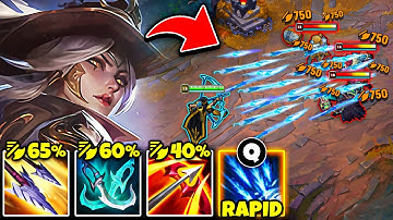 Ashe but I have so much attack speed it looks like I