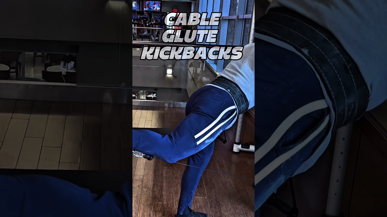 CABLE GLUTE KICKBACKS #glutes #workout #motivation #workouttips #exercise
