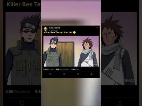 Killer Bee Tests Naruto's Power 💥 | Naruto Shippuden Best Fight #shorts