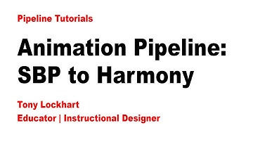 Animation Pipeline - Storyboard Pro to Harmony