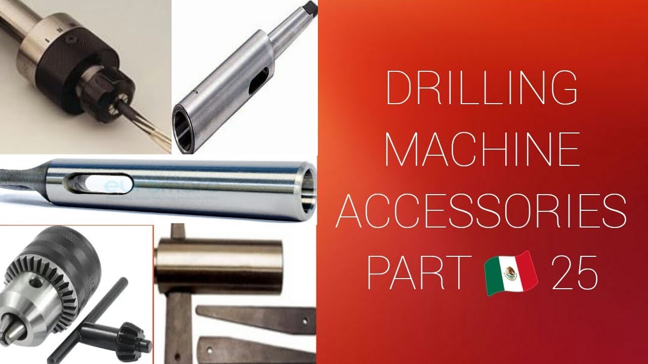 Drilling machine accessories part 25 common cutting tools ITI YouTube
