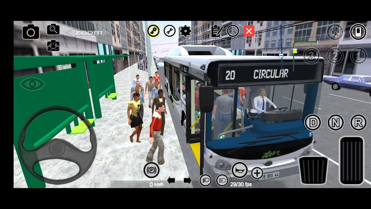 Proton bus simulator nouvelle map Ligne 20 Circulaire Heuliez bus GX327 3 Porte GNV