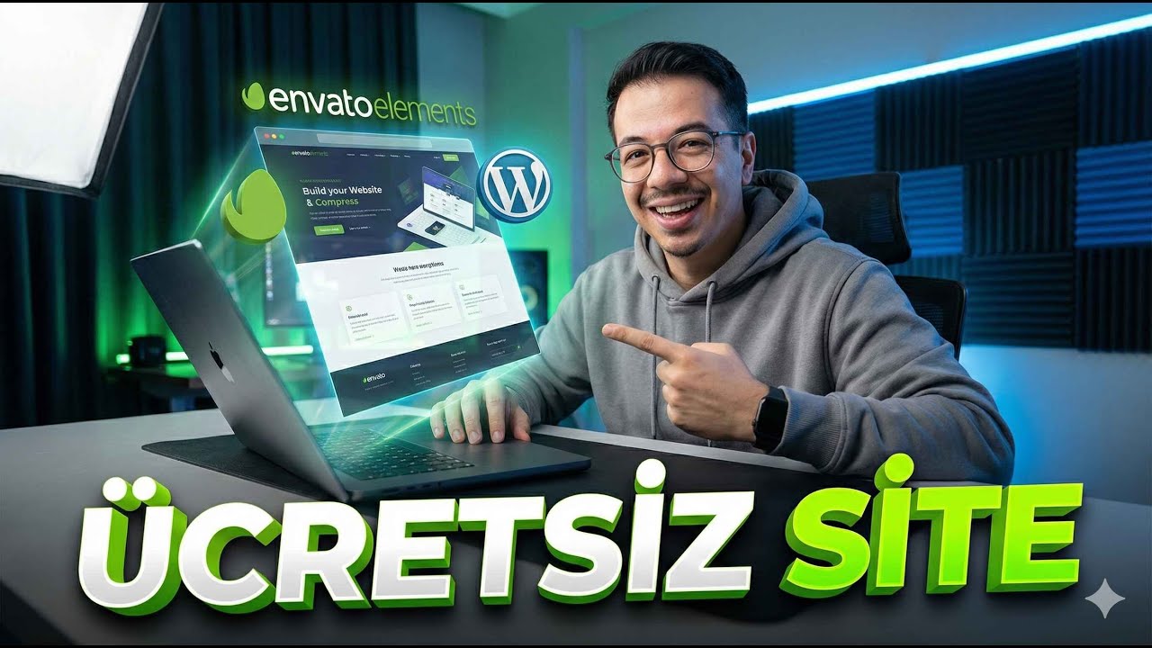 Envato Elements İle ÜCRETSİZ WordPress Site Kurulumu! (Sıfırdan Profesyonel Tasarım) 2026