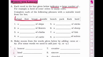 Class 6 Honeysuckle Chapter 2 Exercise Working With Language How the Dog Found Himself A New Master