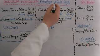 Trigonometri-16-B Dönüşüm Formülleri Tanjant, Cotanjant