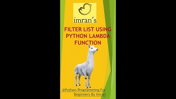Filter Python List using Lambda Function | Mean of List