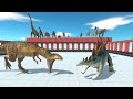 1 VS 1 - Carcharodontosaurus VS All Dinosaurs | Animal Revolt Battle Simulator