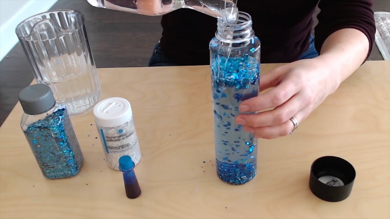 Best Kids Glitter Jar Recipe for Calmness YouTube