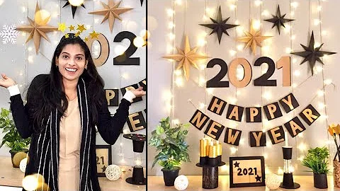 DIY New Year Party Decor Ideas | Paper Star New year Decoration
