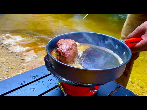 The Secret to Exciting Outdoor Cooking by the Waterfall!!!!! - YouTube