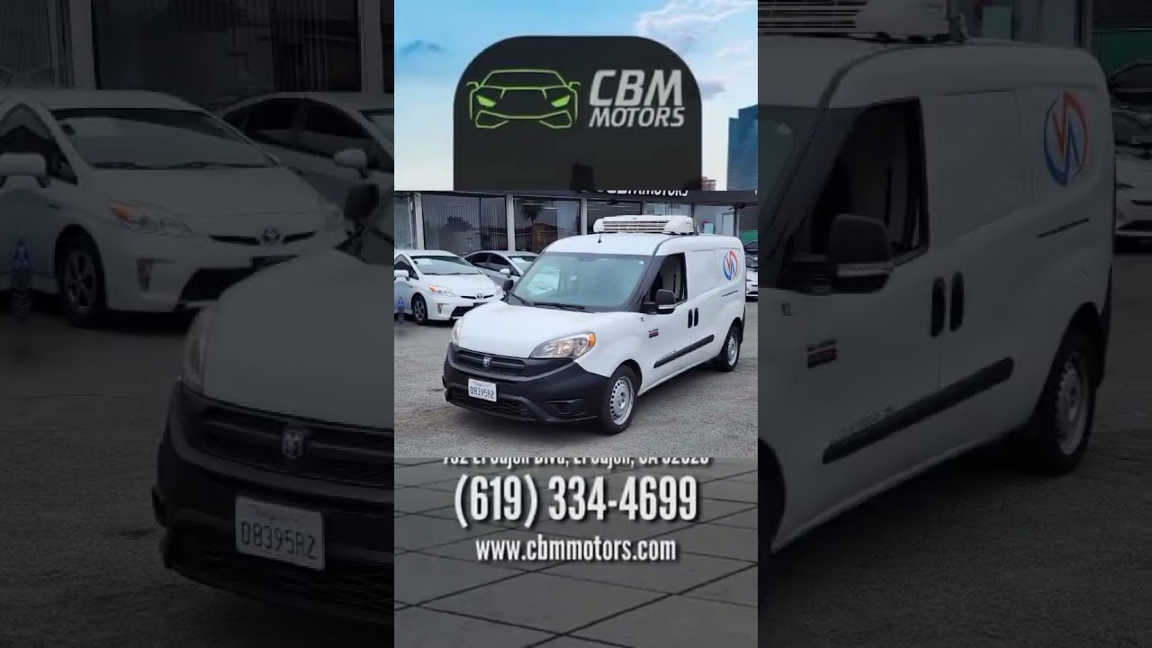 2018 RAM PROMASTER CITY CARGO VAN TRADESMAN WHITE