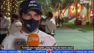 entrevistas a pilotos post clasificación: Sergio Perez